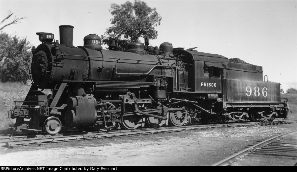 SLSF 2-8-0 #986 - St Louis-San Francisco